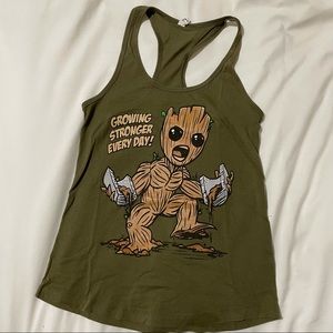Baby Groot Work out top